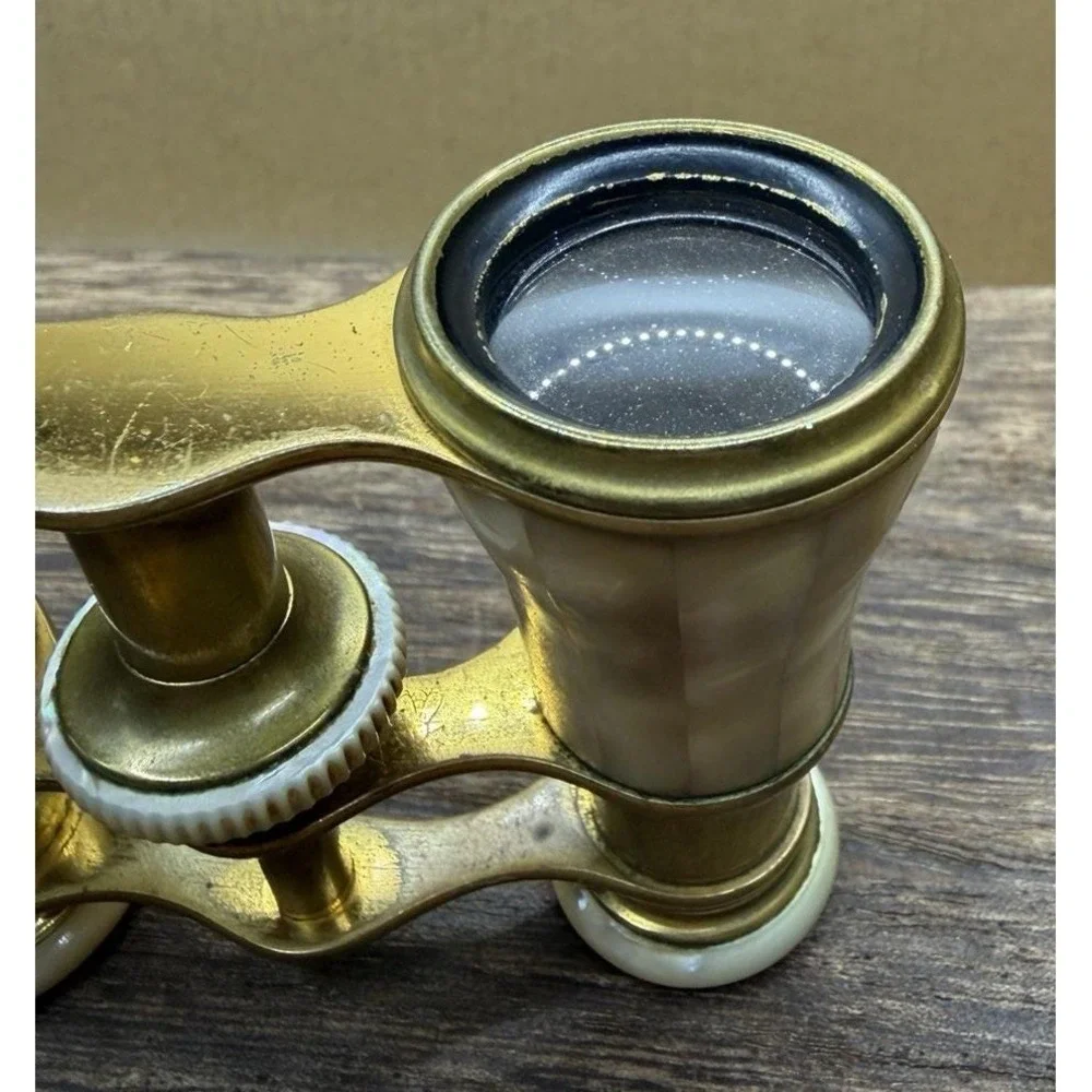 Vintage Mother of Pearl Opera Glasses Lemaire FI Paris - 3.5